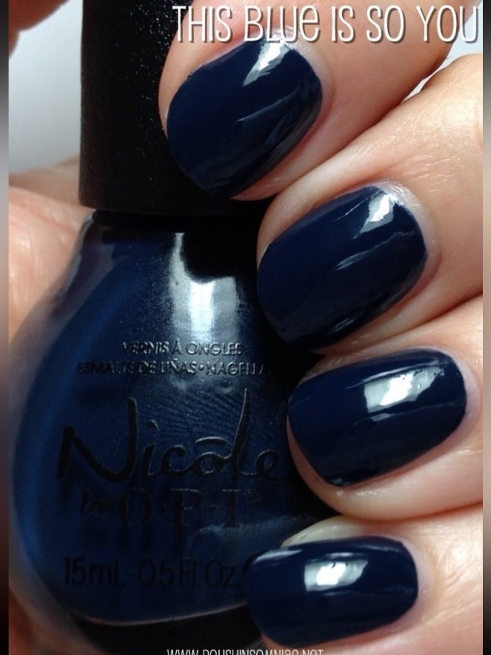 Nicole OPI Nail Polish 0.5 Fl Oz - This Blue Is So You! In 455 HTF NEW